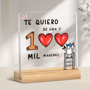 Te quiero una y de 100 mil maneras | Decoración de escritorio